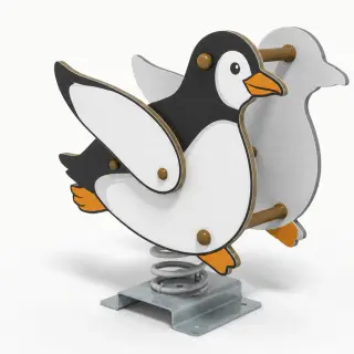 Penguin Spring Rider - Commercial Outdoor Playground Rocker — HonPlay