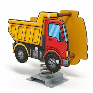 Dump Truck Spring Rider - Commercial Outdoor Playground Equipment — HonPlay