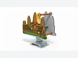 Angkor Wat Spring Rider - Cultural Theme Playground Equipment — HonPlay