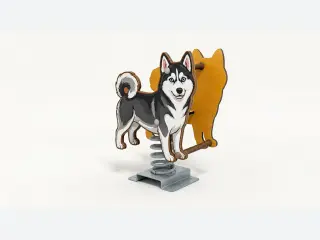 Husky Spring Rider - Animal Themed Playground Equipment — HonPlay