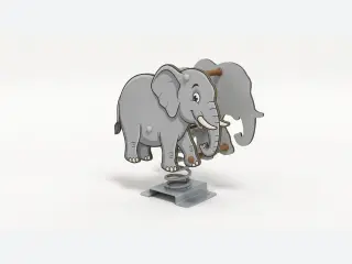 Elephant Spring Rider - Durable Outdoor Playground Rocker — HonPlay