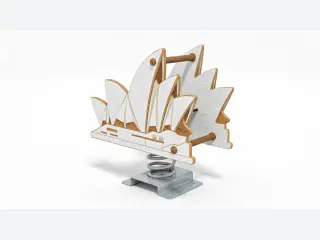 Architectural Landmark Spring Rider - Iconic Themed Playground Equipment — HonPlay