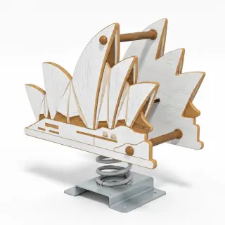 Architectural Landmark Spring Rider - Iconic Themed Playground Equipment — HonPlay