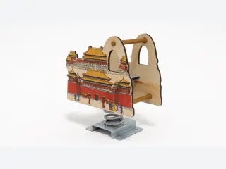 Forbidden City Themed Spring Rider - Cultural Outdoor Playground Equipment — HonPlay