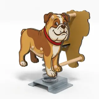 Bulldog Spring Rider - Commercial Playground Spring Rocker — HonPlay