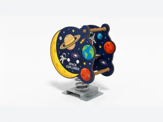 Space Explorer Spring Rider - Themed Outdoor Playground Equipment — HonPlay