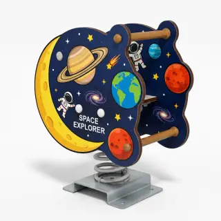 Space Explorer Spring Rider - Themed Outdoor Playground Equipment — HonPlay