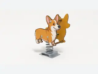 Corgi Spring Rider - Animal Themed Playground Equipment — HonPlay