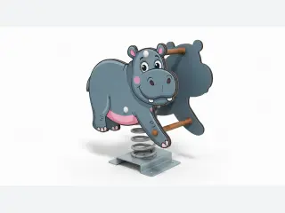 Hippo Spring Rider - Durable Outdoor Playground Rocker — HonPlay