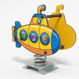 Submarine Spring Rider - Imaginative Outdoor Playground Equipment — HonPlay