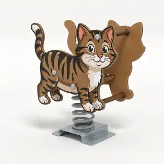 Tabby Cat Spring Rider - Durable Outdoor Playground Equipment — HonPlay