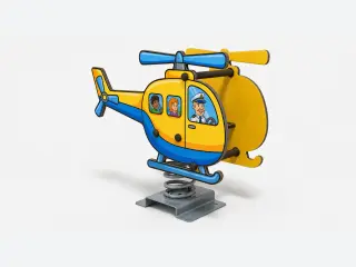 Helicopter Spring Rider - Commercial Outdoor Playground Rocker — HonPlay
