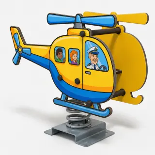 Helicopter Spring Rider - Commercial Outdoor Playground Rocker — HonPlay