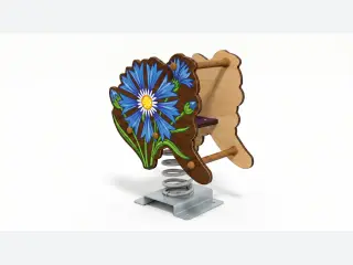 Cornflower Spring Rider - Durable Outdoor Playground Rocker — HonPlay