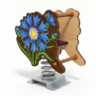 Cornflower Spring Rider - Durable Outdoor Playground Rocker — HonPlay