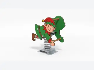 Elf Spring Rider - Festive Outdoor Playground Equipment — HonPlay