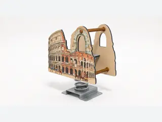 Colosseum Themed Spring Rider - Historical Playground Rocking Equipment — HonPlay