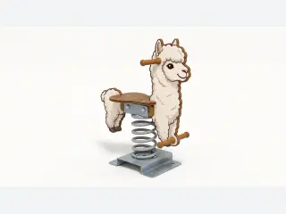 Alpaca Spring Rider - Durable Outdoor Playground Equipment — HonPlay
