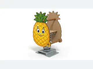 Pineapple Spring Rider - Durable Outdoor Playground Equipment — HonPlay