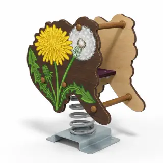 Dandelion Spring Rider - Nature-Themed Outdoor Playground Equipment — HonPlay