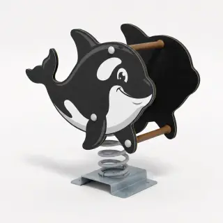 Orca Spring Rider - Durable Outdoor Playground Spring Rocker — HonPlay