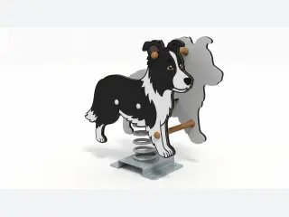 Border Collie Spring Rider - Durable Outdoor Playground Equipment — HonPlay