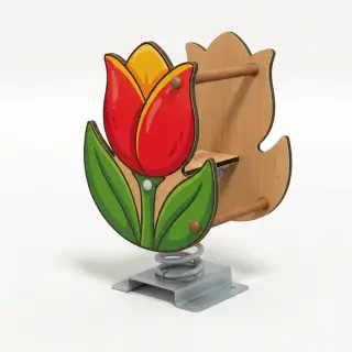 Tulip Spring Rider - Commercial Outdoor Playground Rocker — HonPlay