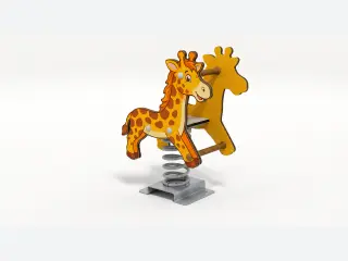 Giraffe Spring Rider - Durable Outdoor Playground Rocker — HonPlay