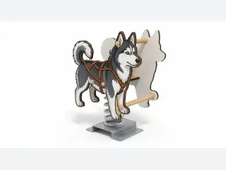 Husky Spring Rider - Durable Outdoor Playground Equipment — HonPlay