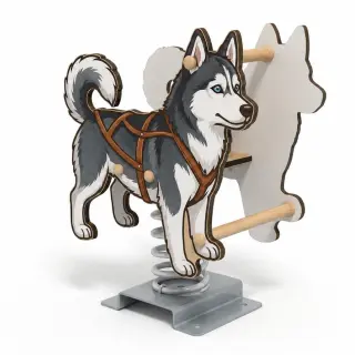 Husky Spring Rider - Durable Outdoor Playground Equipment — HonPlay