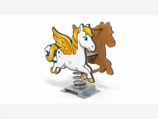 Pegasus Spring Rider - Freestanding Outdoor Playground Equipment — HonPlay