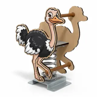 Ostrich Spring Rider - Durable Outdoor Playground Rocker — HonPlay