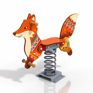 Fox Spring Rider - Durable Outdoor Playground Rocker — HonPlay