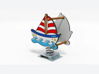 Sailboat Spring Rider - Outdoor Playground Rocking Equipment — HonPlay