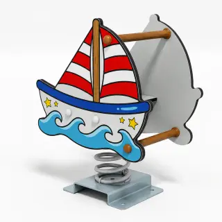 Sailboat Spring Rider - Outdoor Playground Rocking Equipment — HonPlay