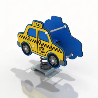 NYC Taxi Spring Rider - Commercial Playground Spring Rocker — HonPlay