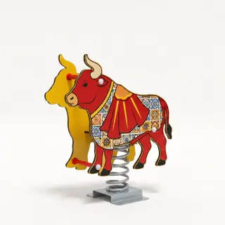 Bull Spring Rider - Durable Outdoor Playground Rocker — HonPlay