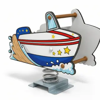 Nautical Speedboat Spring Rider - Commercial Playground Rocking Equipment — HonPlay