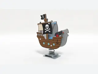 Pirate Ship Spring Rider - Commercial Outdoor Playground Rocker — HonPlay