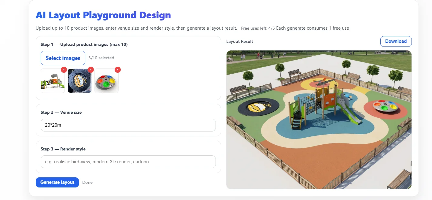 AI Layout usage guide