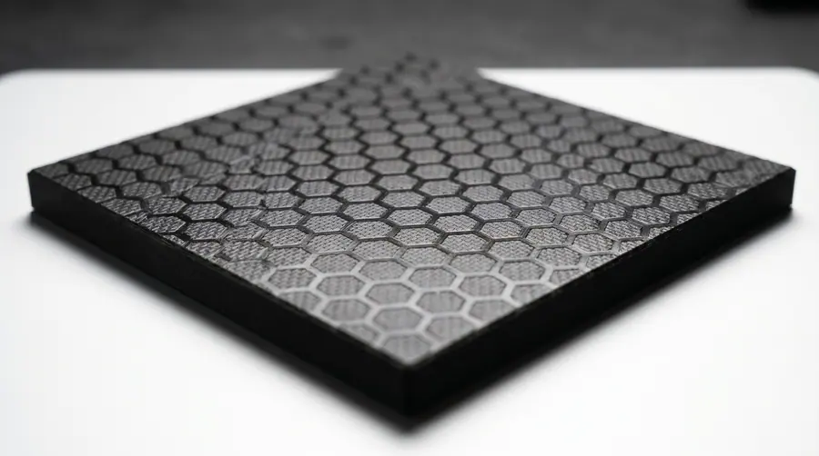 HPL anti-slip panel material sample for playground platforms