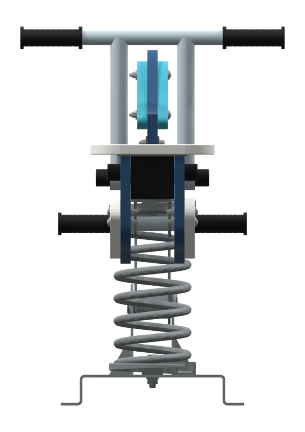 Flowing Ribbons — Side view