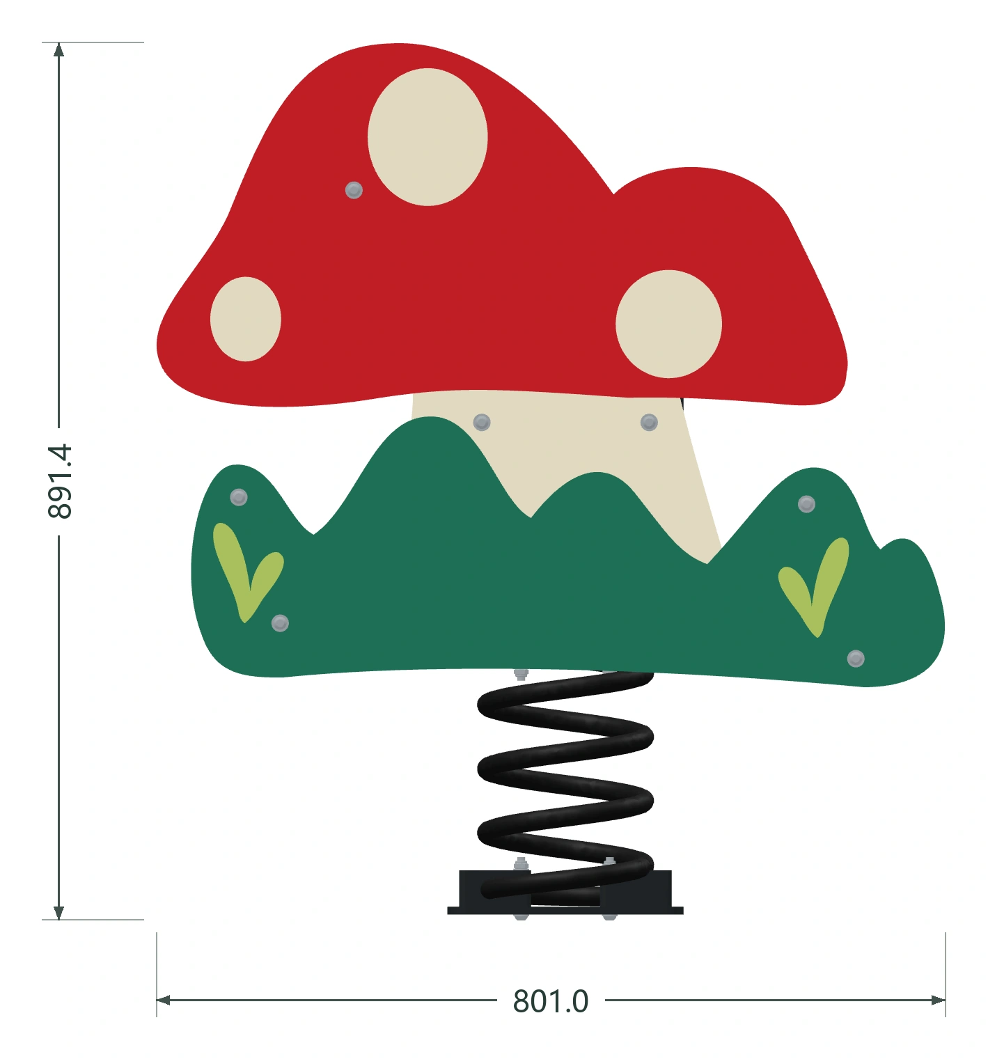 Mushroom Sprite side reference view