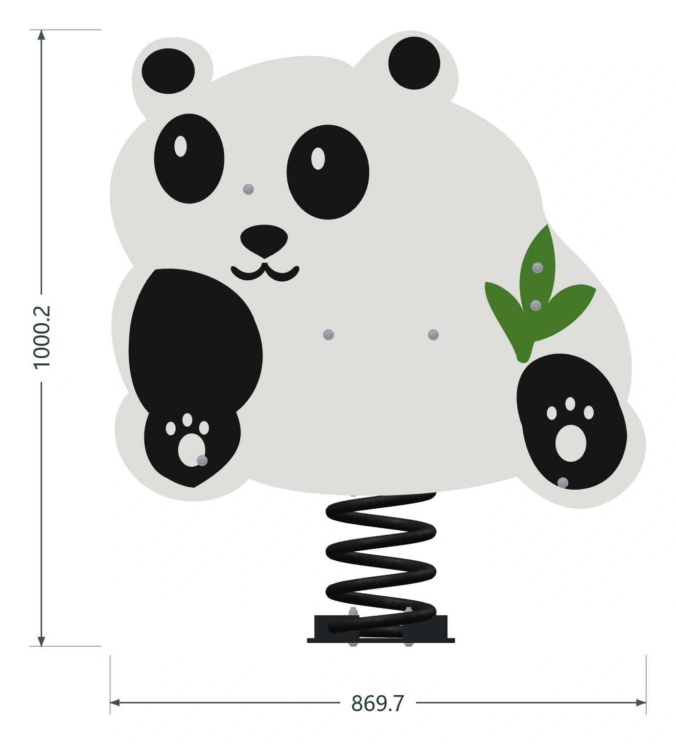 Panda Pal side reference view