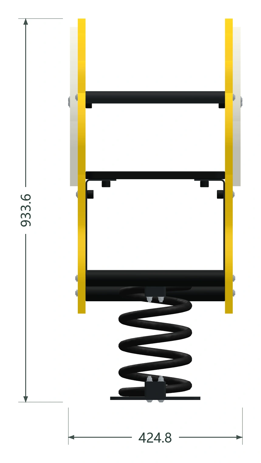 Sea Turtle front reference view