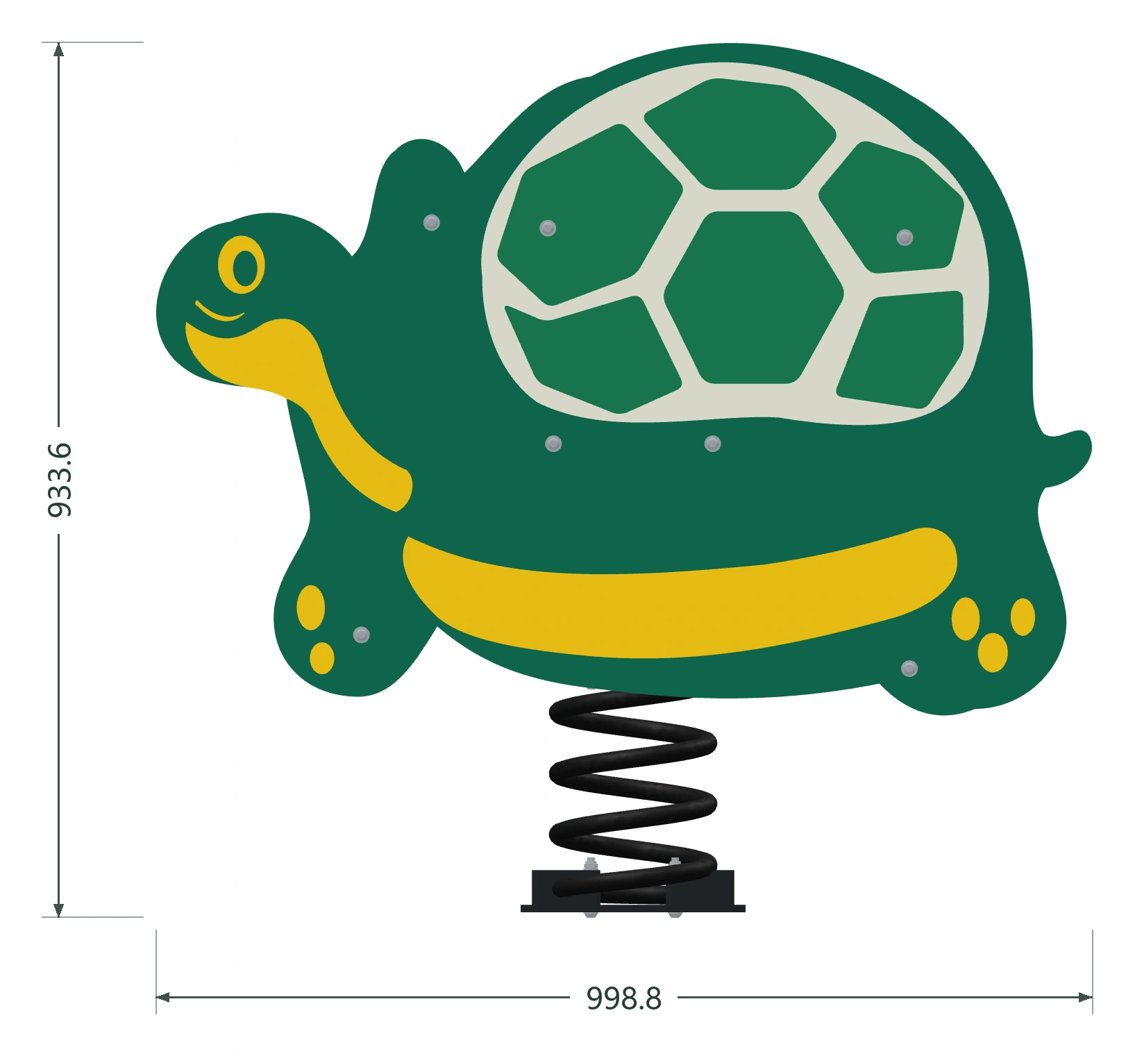 Sea Turtle side reference view