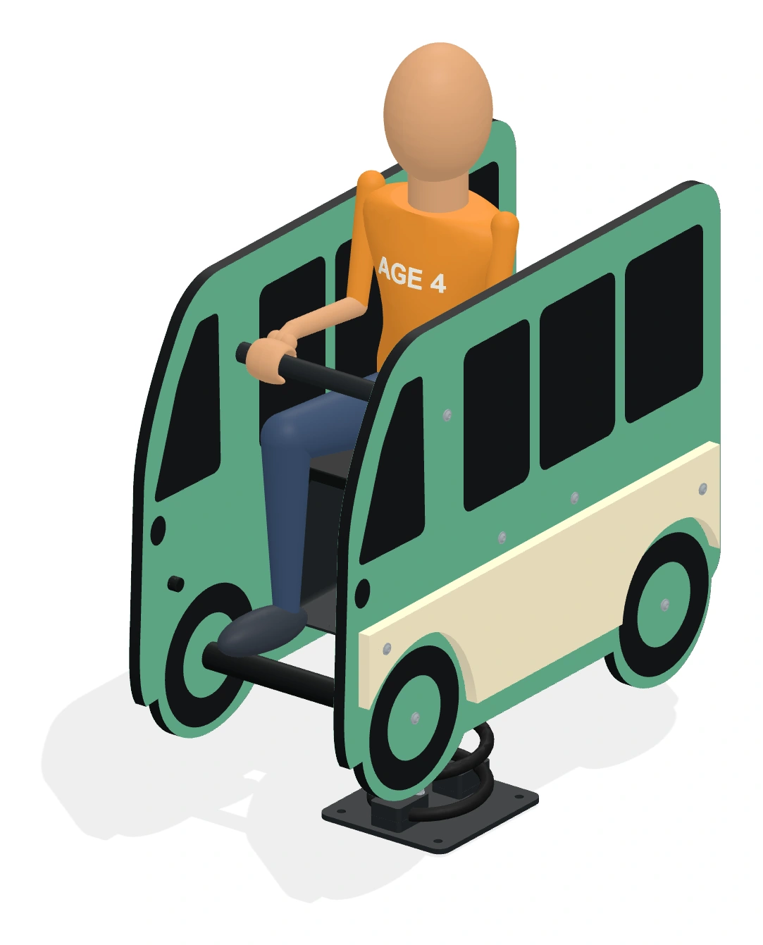 City Tram static child reference illustration