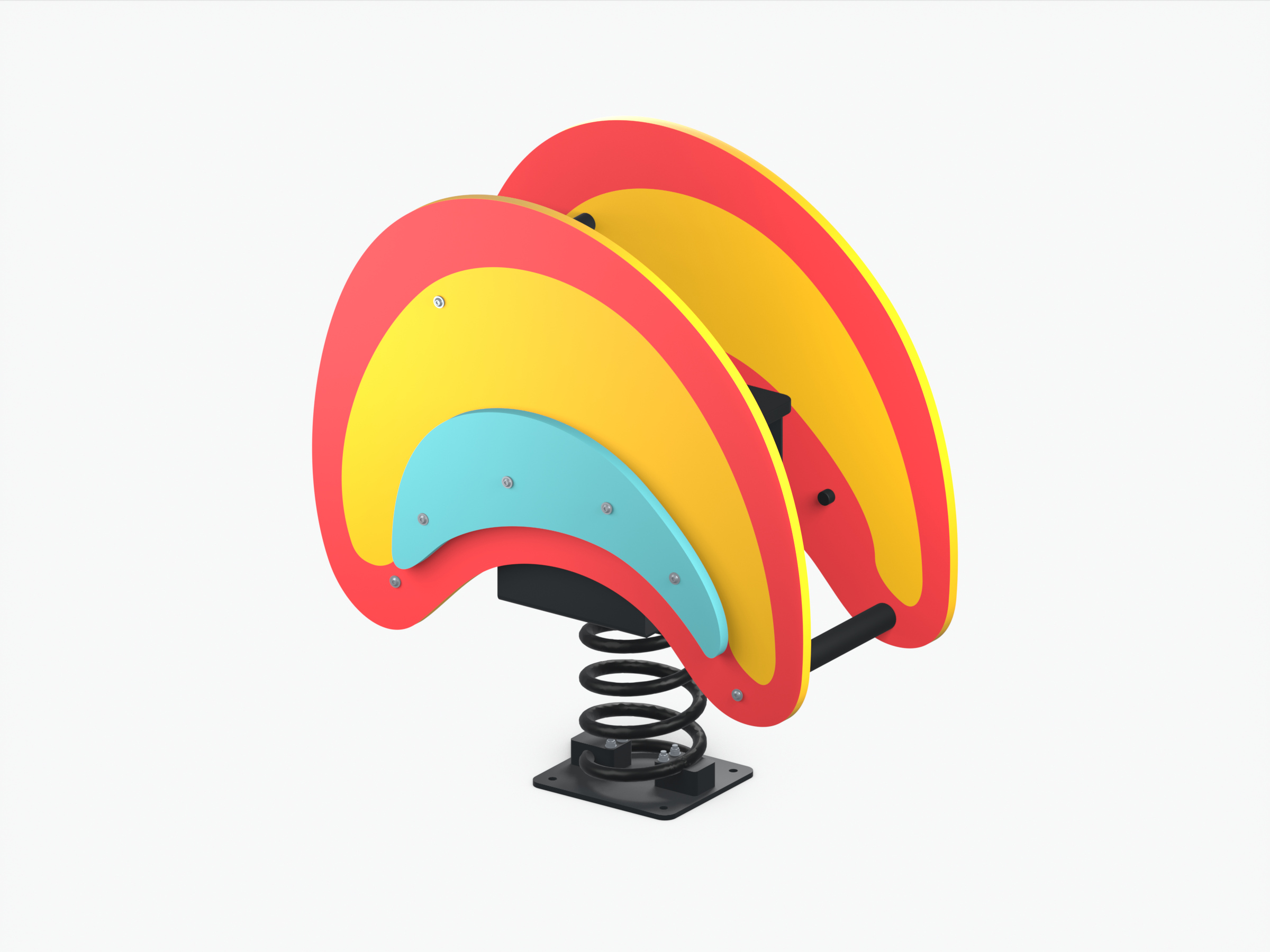 Rainbow Arc spring rider — product perspective