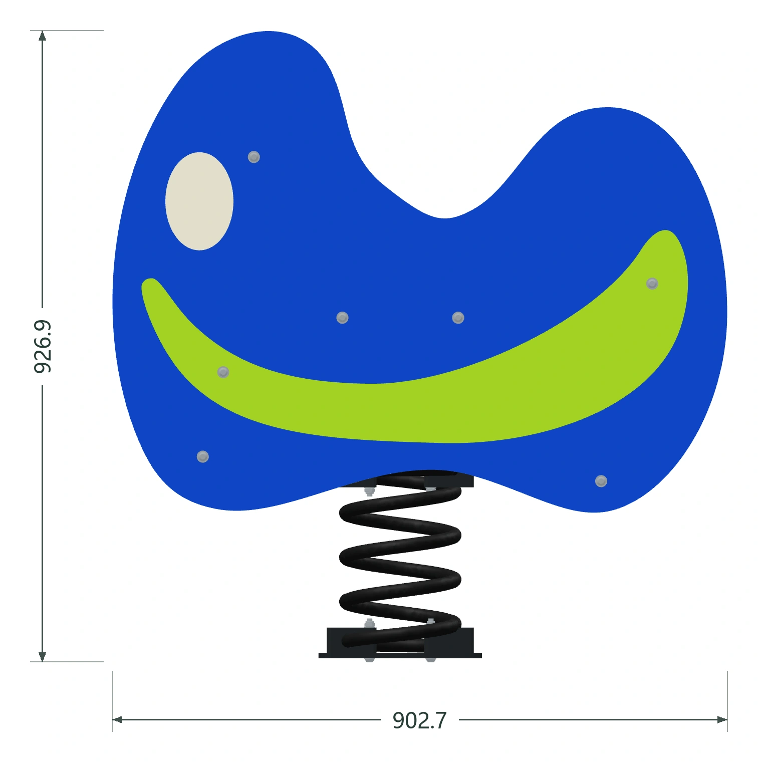 Flowing Wave side reference view