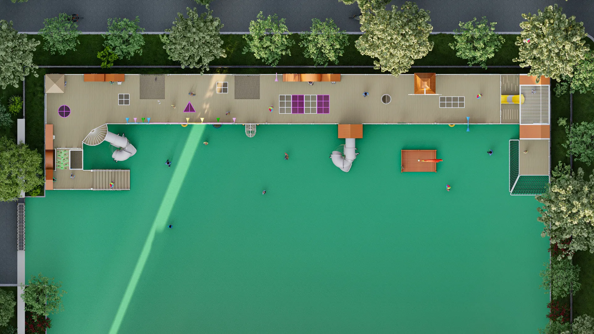 windmill adventure elevated playground multi functional, Corrosion-resistant, Durable Steel, Low Maintenance by HonPlay - additional product views